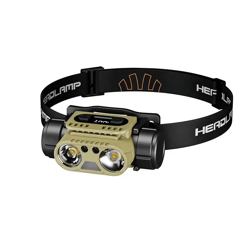 Wason New Popular Branding Adjustable Colorful Rechargeable Led Headlamp Outdoor Camping Running Hiking Head Torch With Sensor