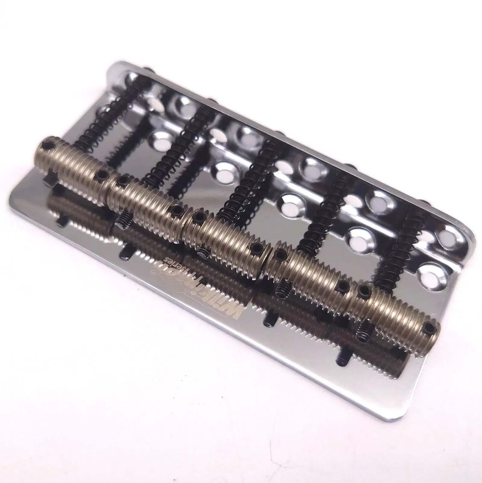 72mm 5-String Fixed Bridge, Threaded Saddles, For Jazz Bass Guitar Replacement Parts