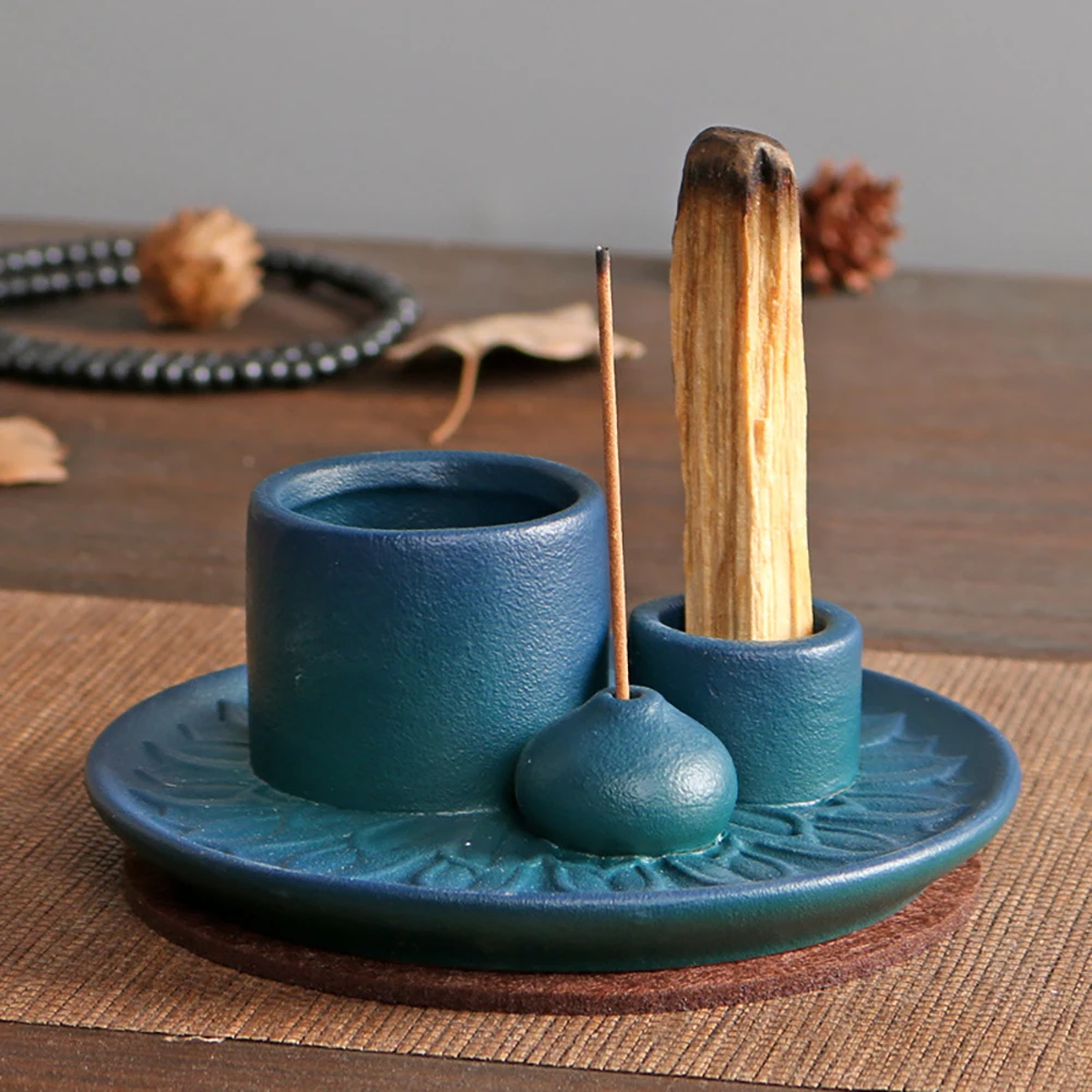 Silicone Mold For Concrete Diffuser Holder Multifunction Incense Stick Holder Jesmonite Gypsum Resin Pan Aromatherapy Stove Mold