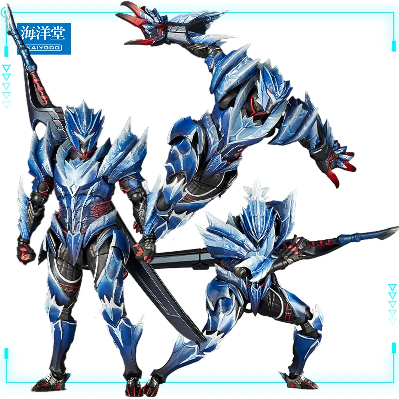 

Kaiyodo Original Monster Hunter Rise: Sunbreak Hunter Amazing Yamaguchi Revoltech Lunagaron Armor Set 17cm Model Action Figures