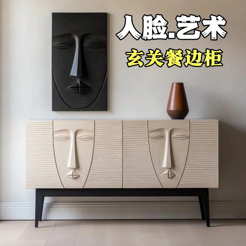 

Окрашенный обеденный шкаф, входной декоративный шкаф, многофункциональное хранилище, прикроватный шкаф для хранения вещей.