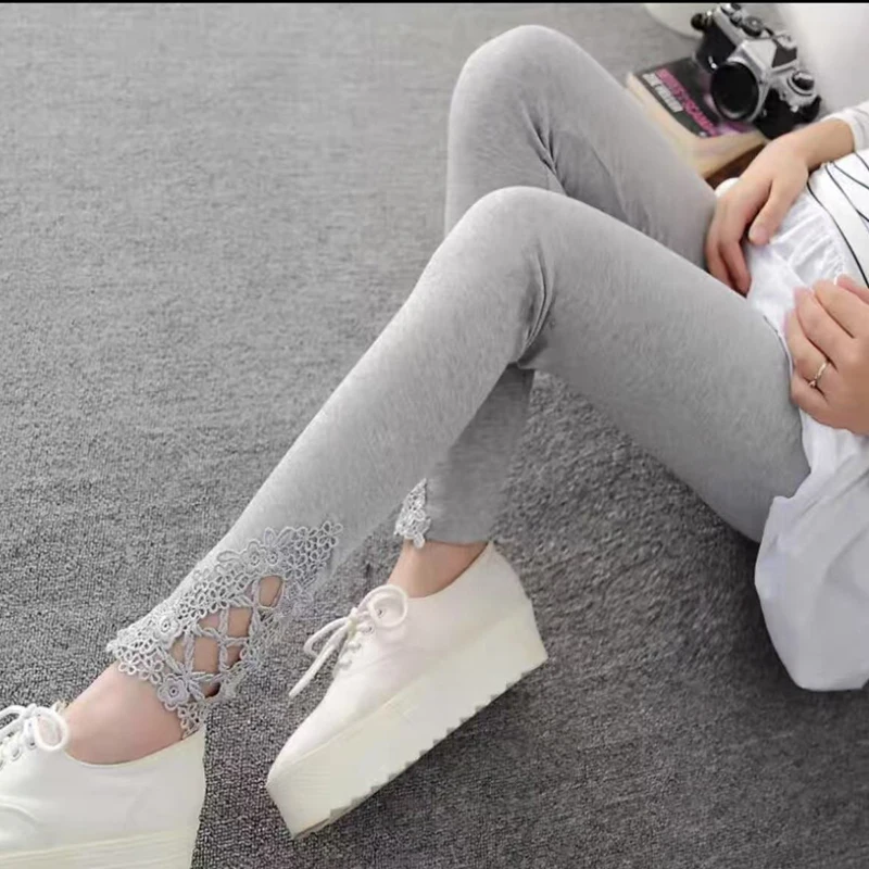 マタニティハイウエスト 9 点スキニーパンツ夏薄いアウターおなかサポート底入れズボンカジュアルモーダル繊維