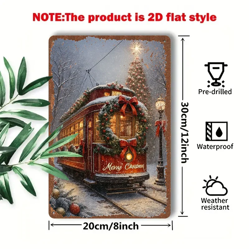 2D Flat - 1pc 2D[Flat] Metal Sign Retro Tin Painting 