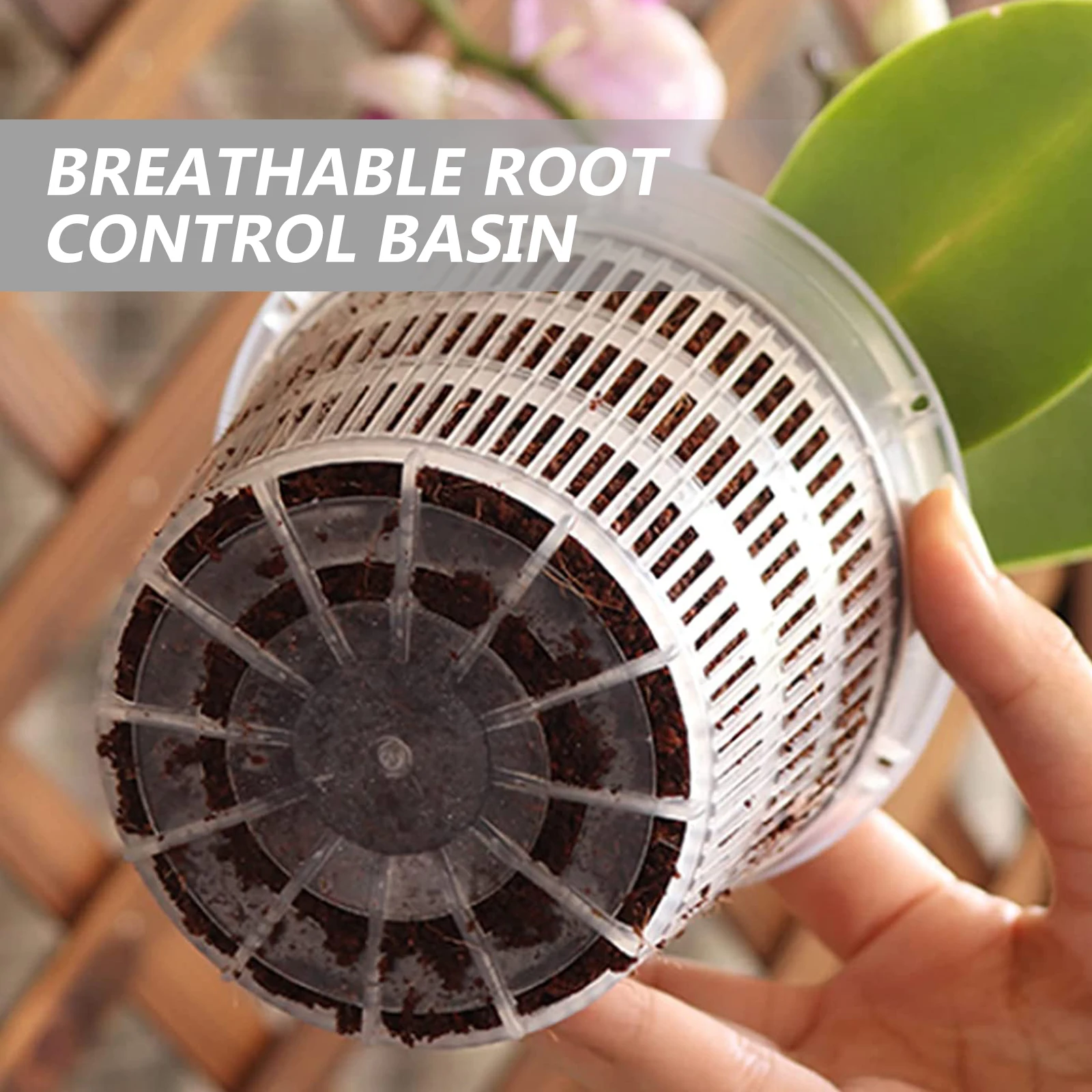 

10 шт. пластиковые цветочные горшки простой контейнер для растений прочный Крытый Открытый балкон садовый декор пластиковый цветочный горшок