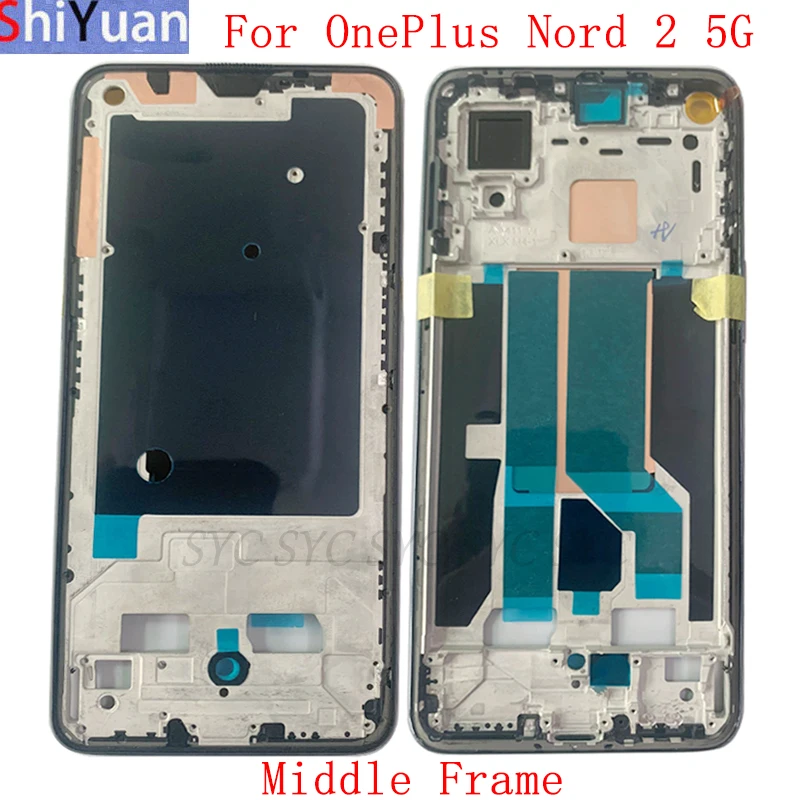 

Housing Middle Frame LCD Bezel Plate For OnePlus Nord 2 5G Phone Metal LCD Frame Replacement Parts