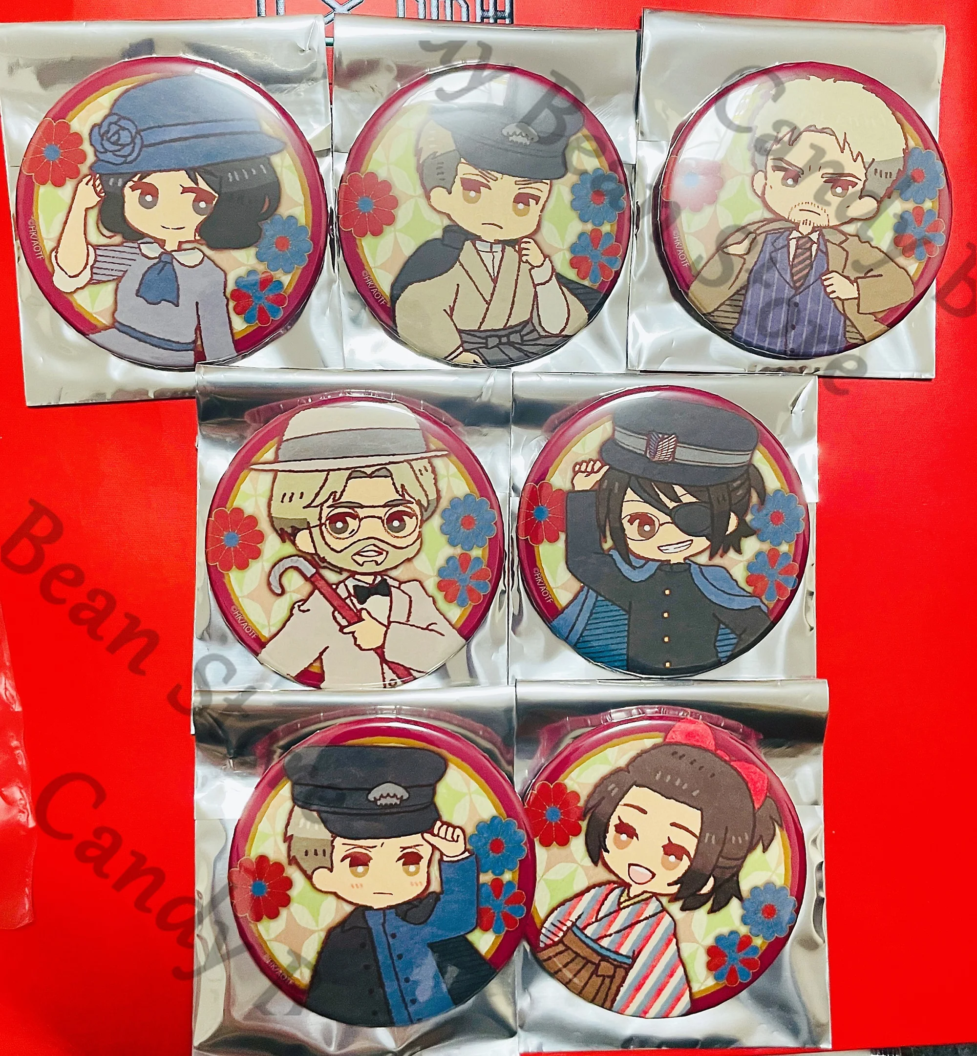 本物のアニメ進撃の巨人ピエックフィンガーファルコ-·-グライスコスプレブリキバッジブローチ漫画エンブレムブレストピンペンダント飾るギフト