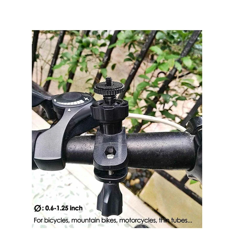 Penjepit kamera olahraga sepeda, klip dudukan penjepit 360 derajat braket berputar untuk kamera aksi Insta360 GO3