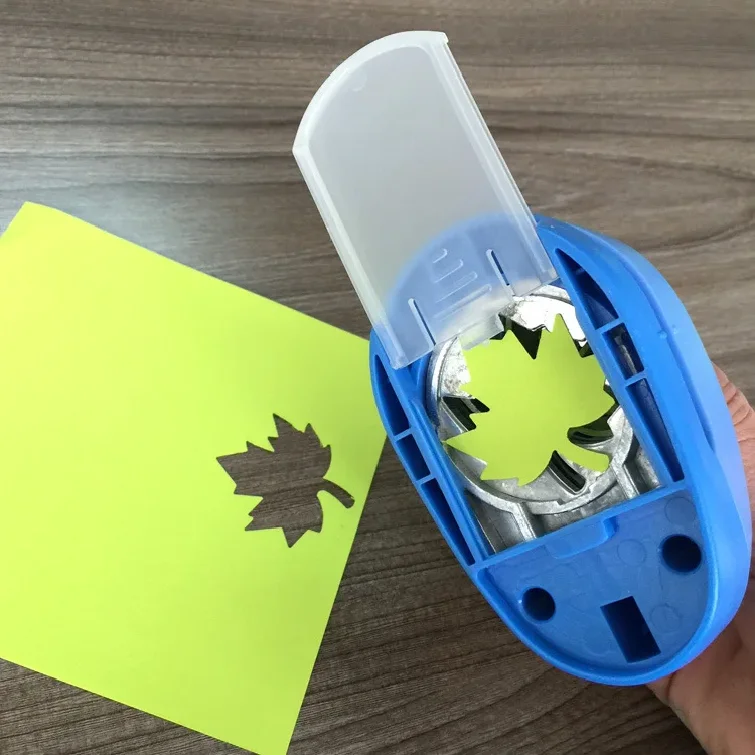 2.4 سنتيمتر الحرف اليدوية و سكرابوكينغ أداة خرامة الورق لمعرض الصور DIY بها بنفسك كرت هدية اللكمات جهاز النقش مابل ليف