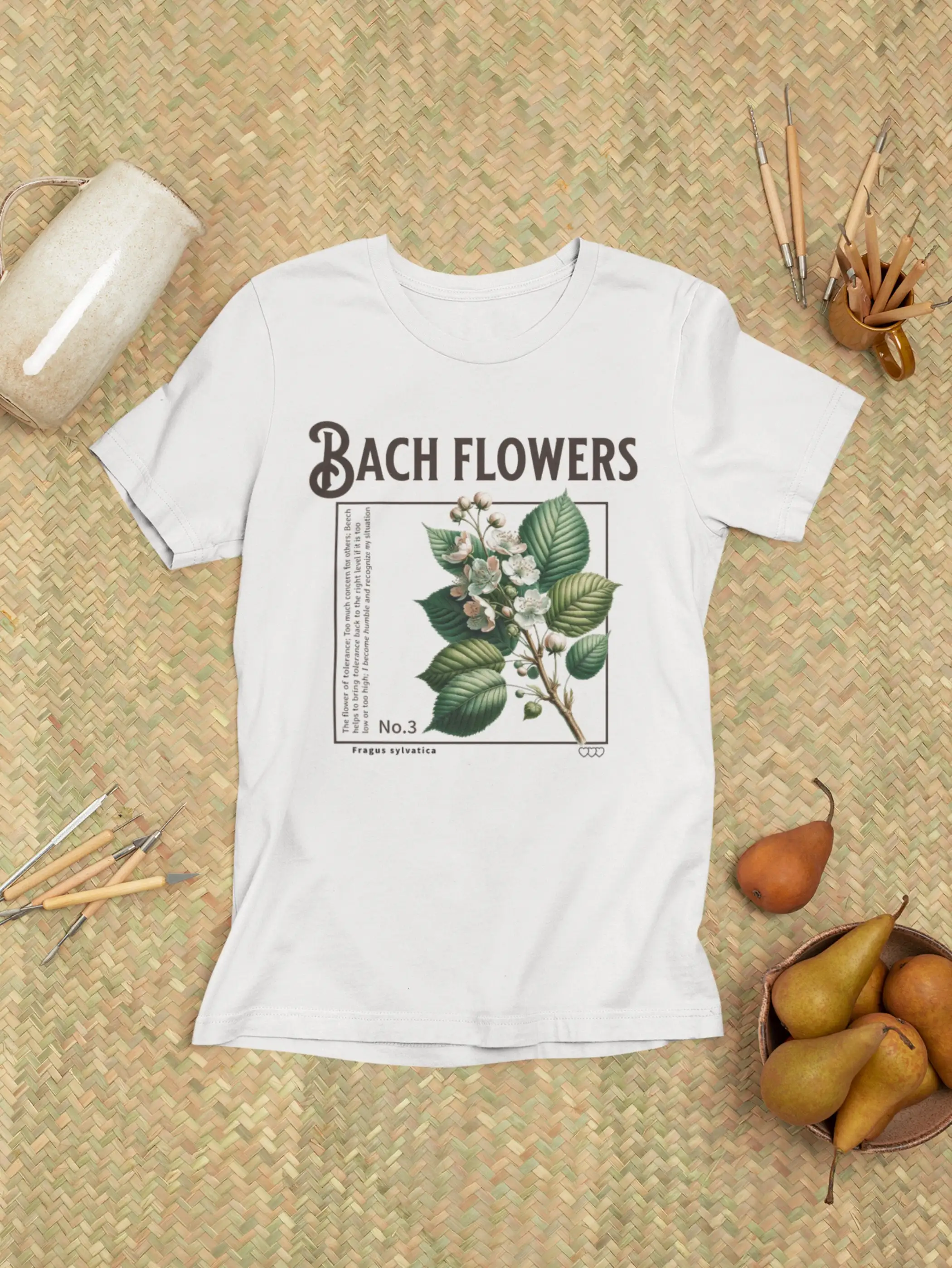 Pharmacist T Shirt Bach Flowers Alternative Medicine Clothing Herbal Gift Medicinal Herbs