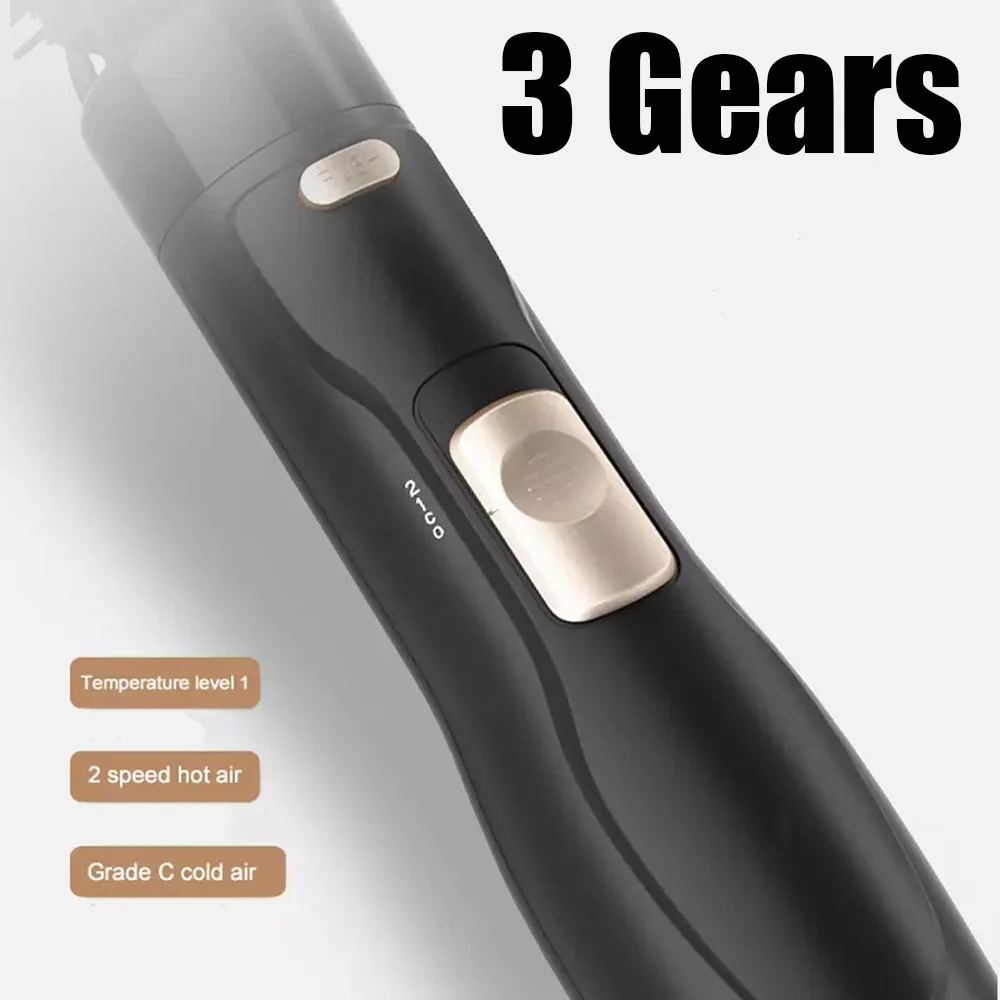 5イン1多機能ヘアスタイリングツールワンステップブロードライヤー櫛負熱風ブラシスタイル乾燥矯正カーラー