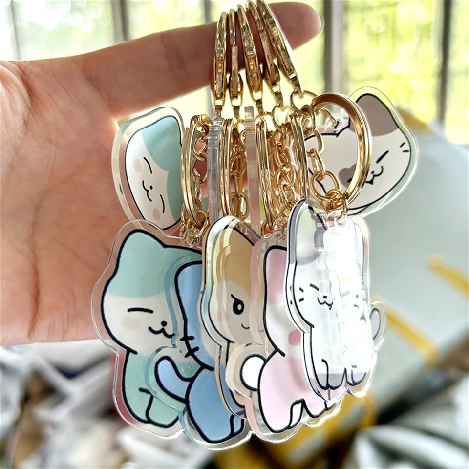 3PCS KPOP ITZY Acrylic Double-sided Keychain Twinzy Cartoon