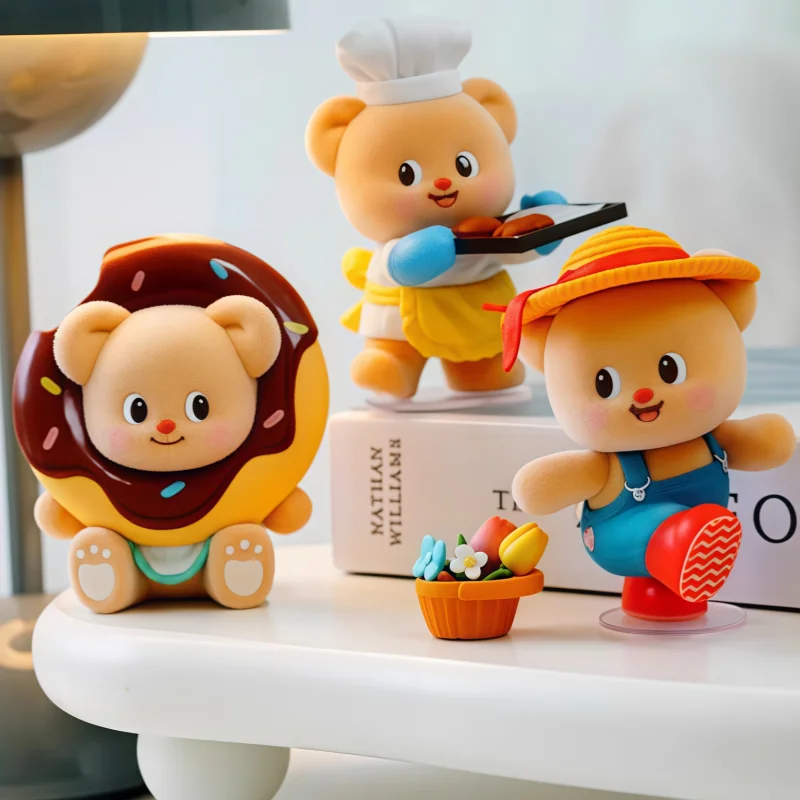 

Authentic Butterbear Sweet Life Series Blind Box Doll Toys Action Figure Pvc Flocking Figurines Desktop Gifts Festival Girls