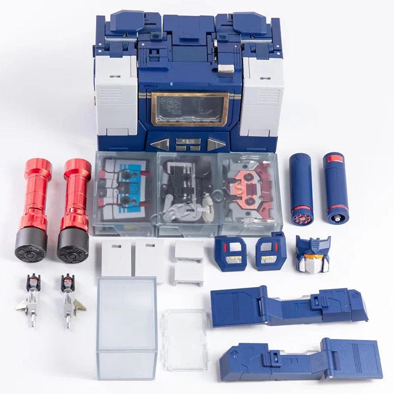 

Transformation Masterpiece RP46 RP-46 Soundwave G1 Series KO FT-02 RP01 MP-13 With Three Tapes Action Figure Robot Toys