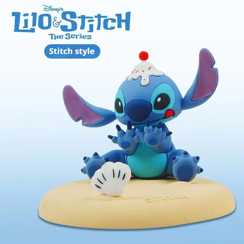 Nowy Disney Stitch Cartoon kreatywna lalka uchwyt na telefon komórkowy kolekcja dziewczyna świąteczny prezent urodzinowy pokój ozdoba na biurko