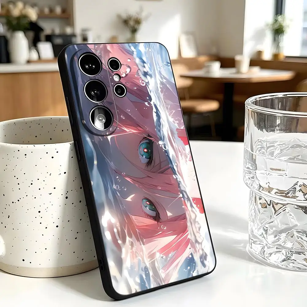 Zero Two Darling In The FranXX Anime Phone Case For Samsung S26 Ultra S25 Edge S23 S22 S21 Ultra Plus A57 A37 A17 S24 Fe Glass