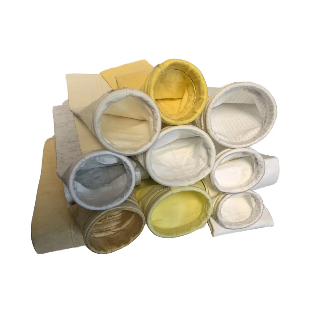 أكياس تصفية مجمع الغبار الصناعي المقاومة للماء والزيت ومضادة للكهرباء الساكنة، ثلاثة مقاومة للتجميع الفعال