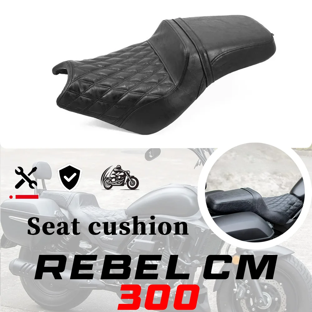 Fit For honda Rebel300 CMX300 Modified DS seat cushion with integrated double seat for cmx300