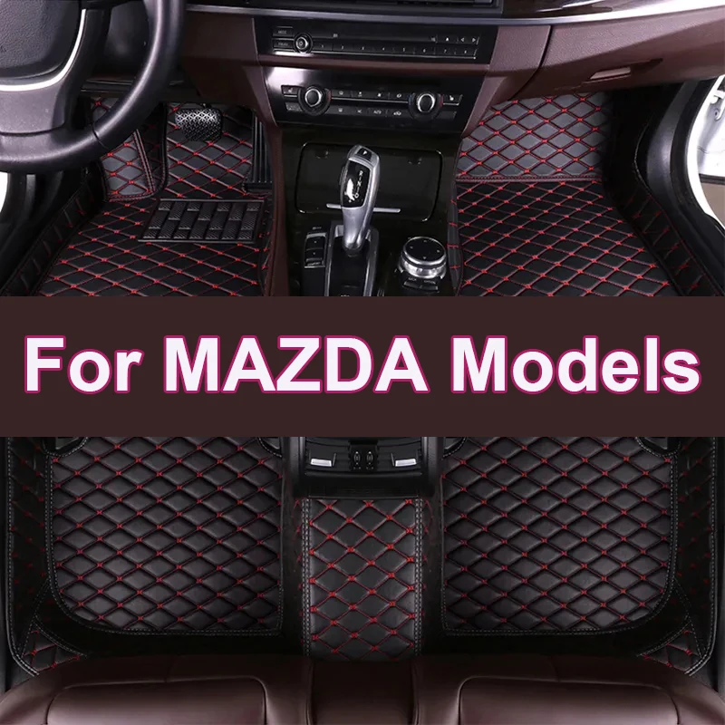 Car Floor Mat For MAZDA Mazda 3 Mazda 3 BL Mazda 3 BM Mazda 3 s GT Mazda 2 BT50 CX-3 CX-5 CX-7 CX-8 CX-30 CX-9 Car Accessories