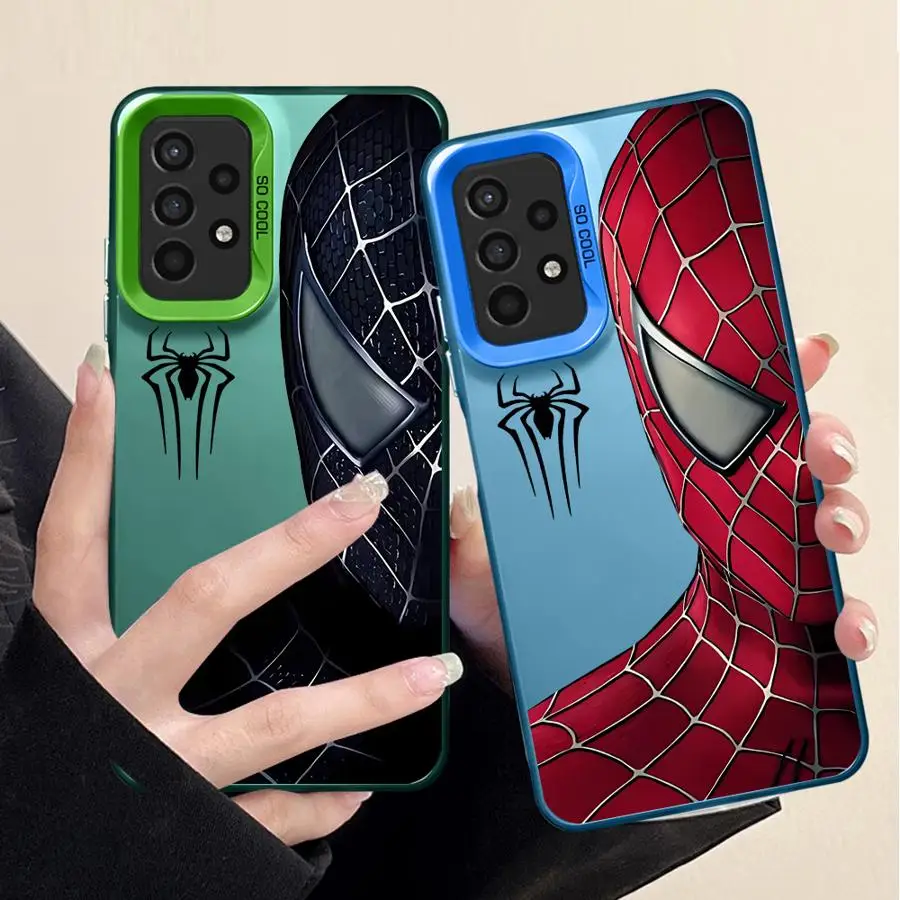 Marvel Sipider Man Phone Case for Samsung Galaxy A55 A32 A12 A11 A14 A33 A13 A22 A23 A24 A34 A54 A53 A35 A52 A15 Soft Cover