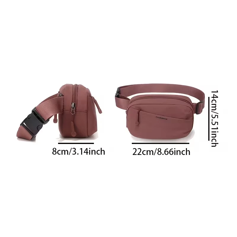 Geantă Piept Unisex Pătrată Mică Outdoor - alternate angle