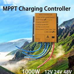 5A-40A  12V 24V 48V High Quality MPPT Wind Turbine Battery Charging Controller Low Wind Speed Boost Waterproof Heat Dissipation