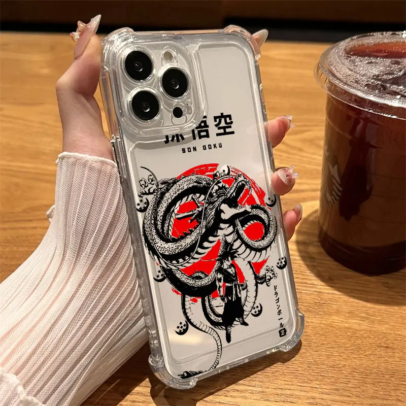 Cool GokuS Vegetas Phone Case For Motorola Moto Edge G G86 G06 G56 70 60 50 G24 E15 Pro Neo Fision Stylus Power 5G - view 5