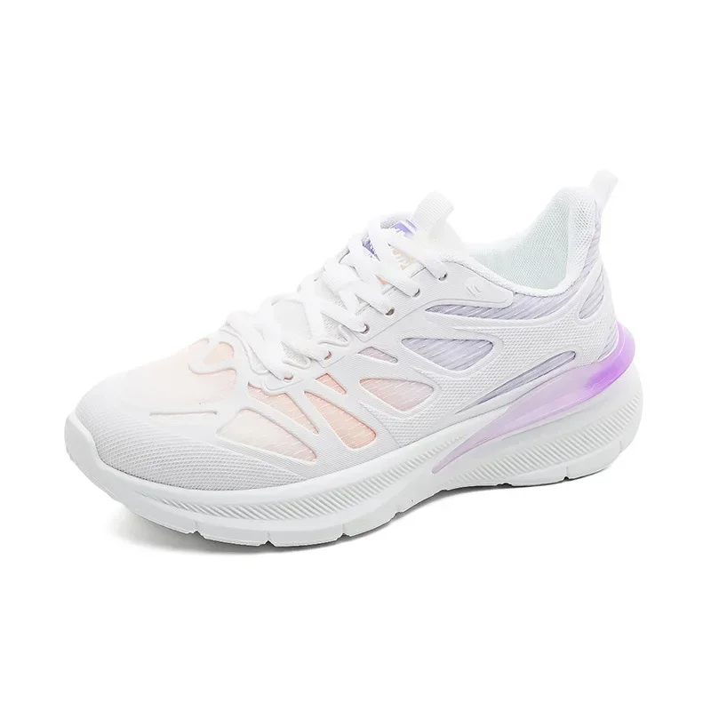 

Sports Shoes for Women 2024 Summer and Autumn New Style Mesh Breathable Lightweight Casual Running Shoes Soft Sole Anti-slip