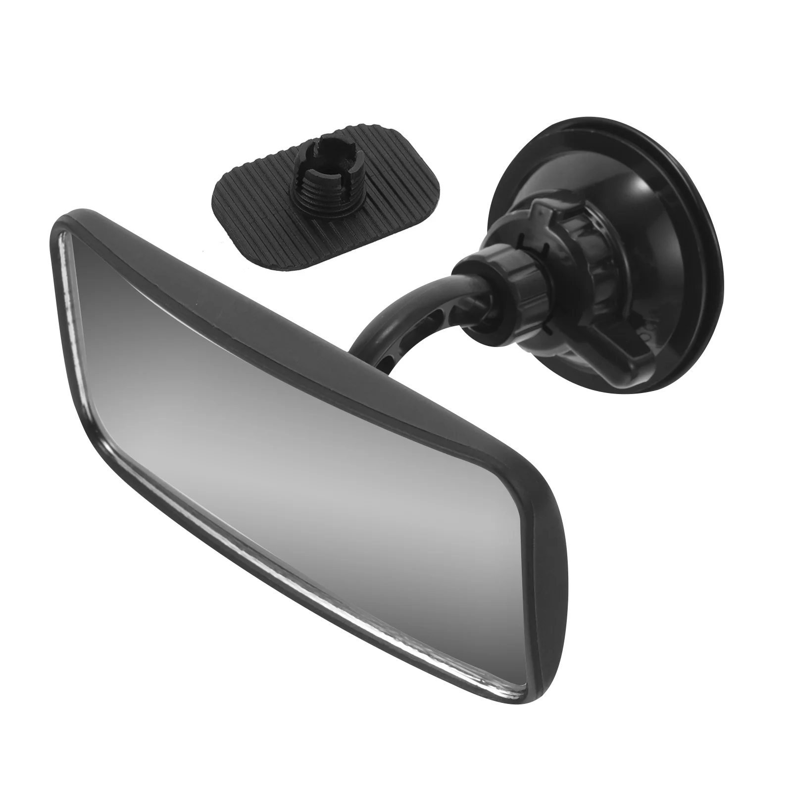 

Car Rearview Mirror 360 Degree Rotatable Observation Suction Cup Auto Interior Rear Mirror for Monitor