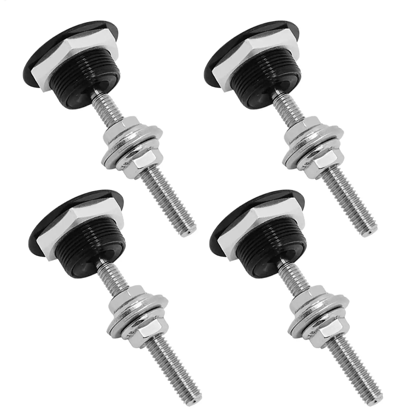Universal Push Button Billet Quick Release Fasteners Set Racing Car Front Bumper Hood Pin Engine Bonnet Lock Latch Clip Body Kit