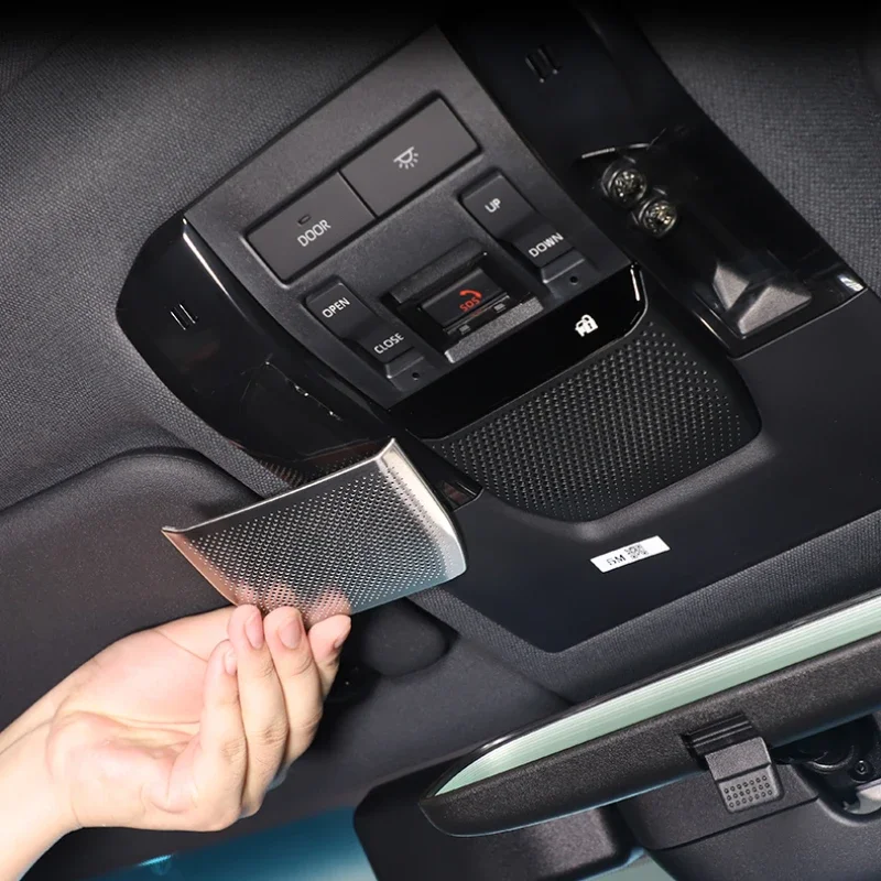 

Suetlcoity For Toyota Land Cruiser Prado 250 LC250 2024-2025 Car Front Reading Lamp Horn Cover Trim Interior Car Accessories
