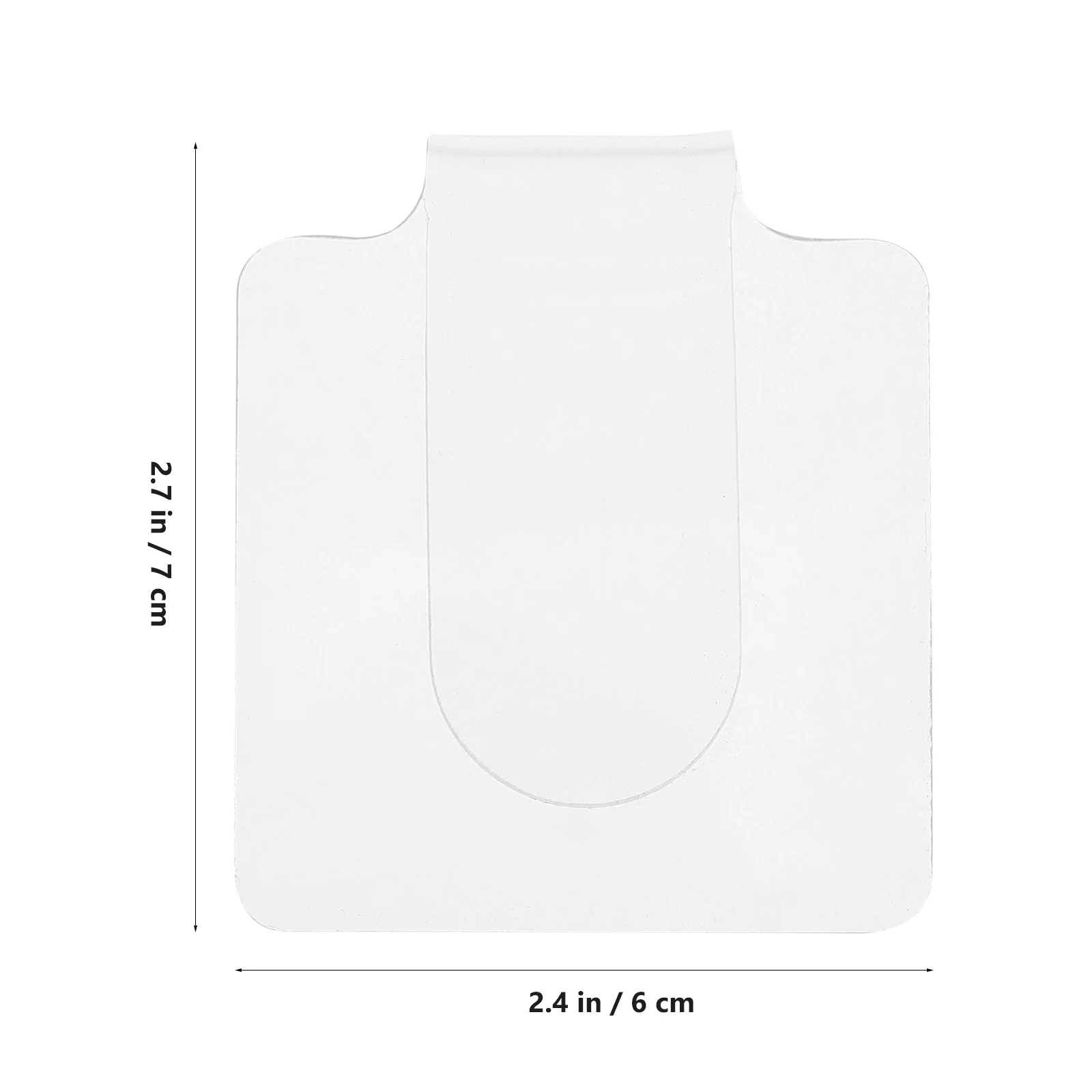 Paleta de mezcla de maquillaje acrílico transparente, placa de base de manicura pequeña y compacta de mano para decoración de uñas, base mezcladora de lápiz labial