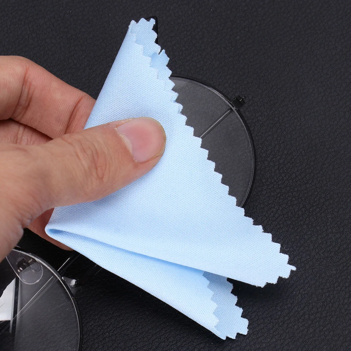 

100Pcs Cleaning Microfiber Cloth for Eyeglasses Soft Reusable Washing Quick Drying for Lenses Screens Jewelry Watches