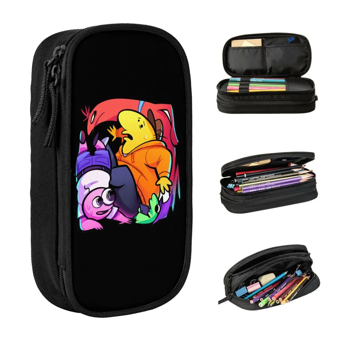 

Улыбающиеся друзья в упаковке пенал на молнии коробка для ручек студенческая мода колледж школьные пеналы поставки