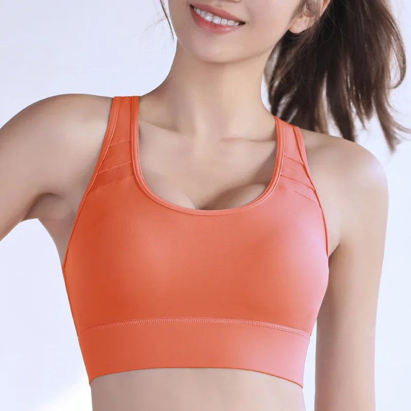 

Xlwsbcr Fitness Vest Sports Bra High Impact Gym Bras Workout Tops For Women Full Support Push Up Adjustable Training Yoga Bra