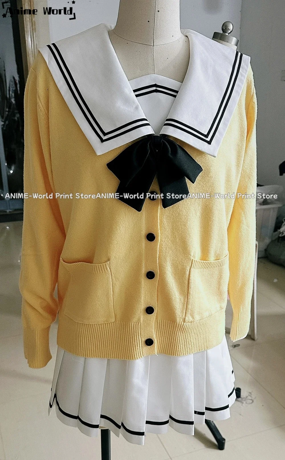 Anime Cosplay Costume pour filles, vous et plus proche et elle une histoire d'amour, Muko Aoi, Miyupastel, chemise, jupe, pull, uniforme JK, Halloween, taille personnalisée