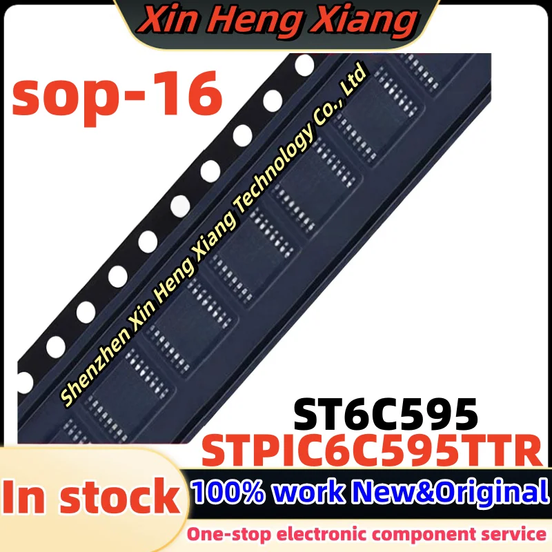 

(5-10pcs)ST6C595 STPIC6C595 STPIC6C595TTR sop-16