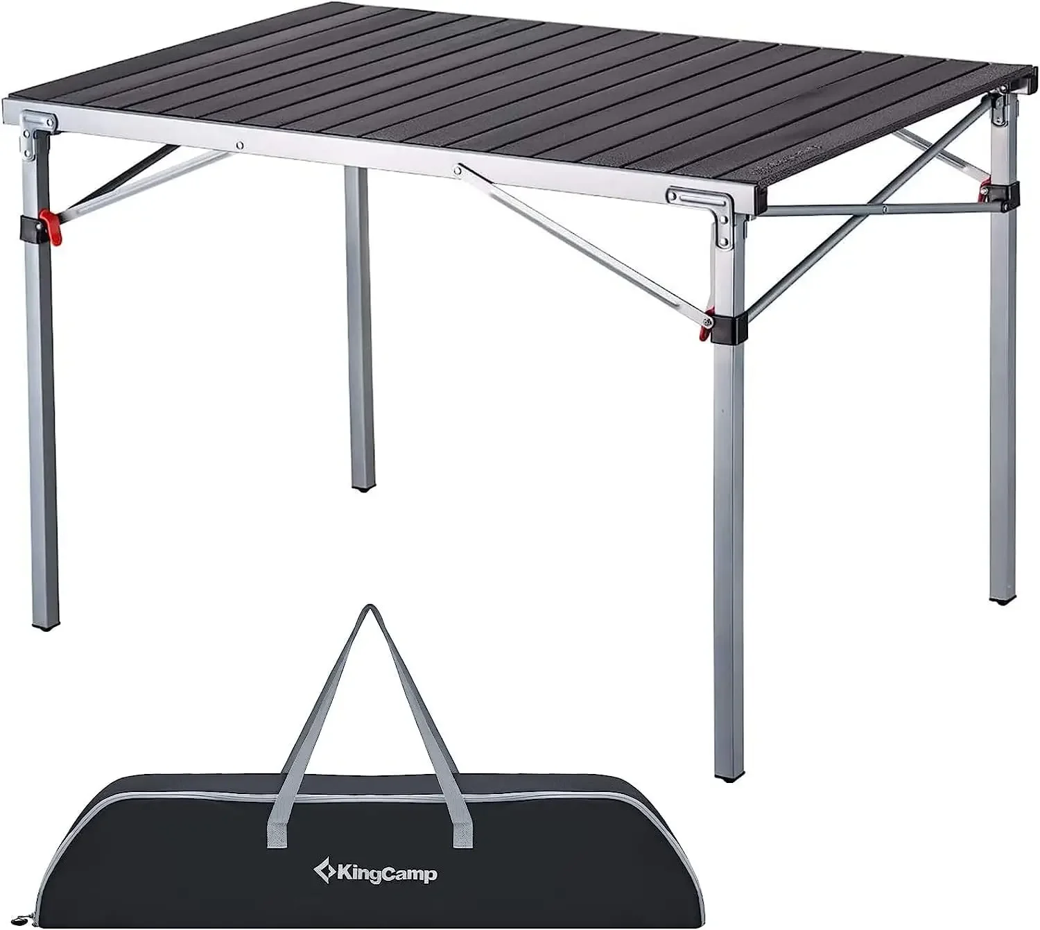 Camping Aluminum Folding Table Roll Up Lightweight Foldable Portable Camp for Outdoor Camping