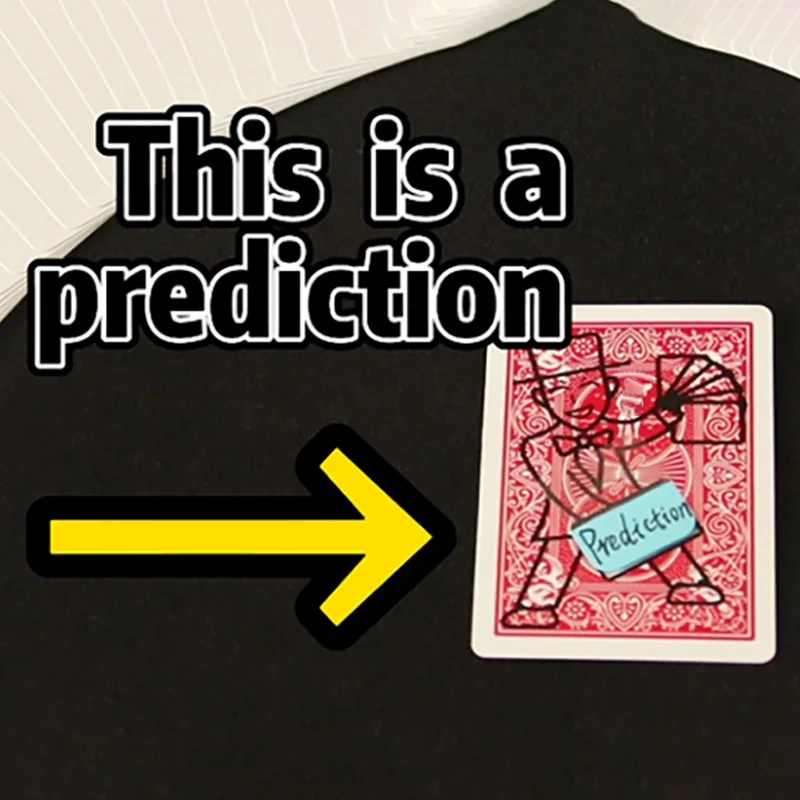 52 Predictions by J.C Magic Tricks Magician Close Up Sreet Illusions Gimmicks Mentalism Props The Chosen Card Prediction Magia