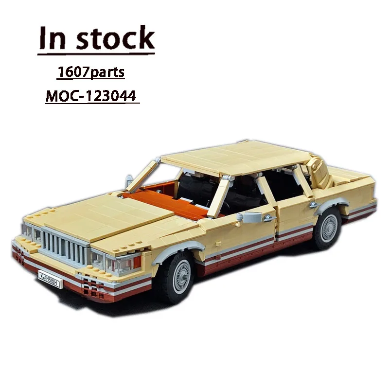 

MOC-123044 Классическая серия фильмов, суперкар, сборка, строительный блок, модель 1607, детали MOC, креативный строительный блок, игрушка