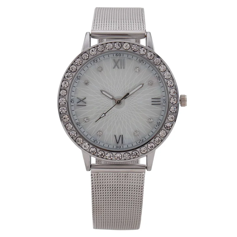 New Fashion Milan with Mesh, Quartz Fritillaria, Roman Pattern Diamonds, Women's Watch in Stock