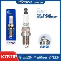 1PCS Iridium Platinum Spark Plugs Torch K7RTIP Replace for IFR7X7G BKR7E PFR7B PFR7G BKR7EQUP PFR7Q GM OPEL 1214066 55576026