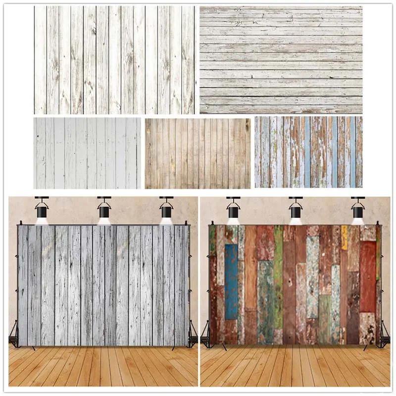 Wooden Floor Plank Photography Backdrops Wood Grain Photo Background Studio Shooting Props Wall Hanging Poster Home Decoration