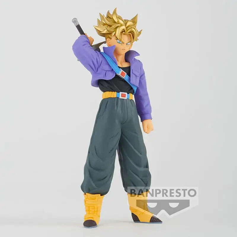 Original Bandai Dragon Ball Blood of Saiyans Super Saiya Trunks Torankusu Anime Figure Action Model Collectible Toys Gift