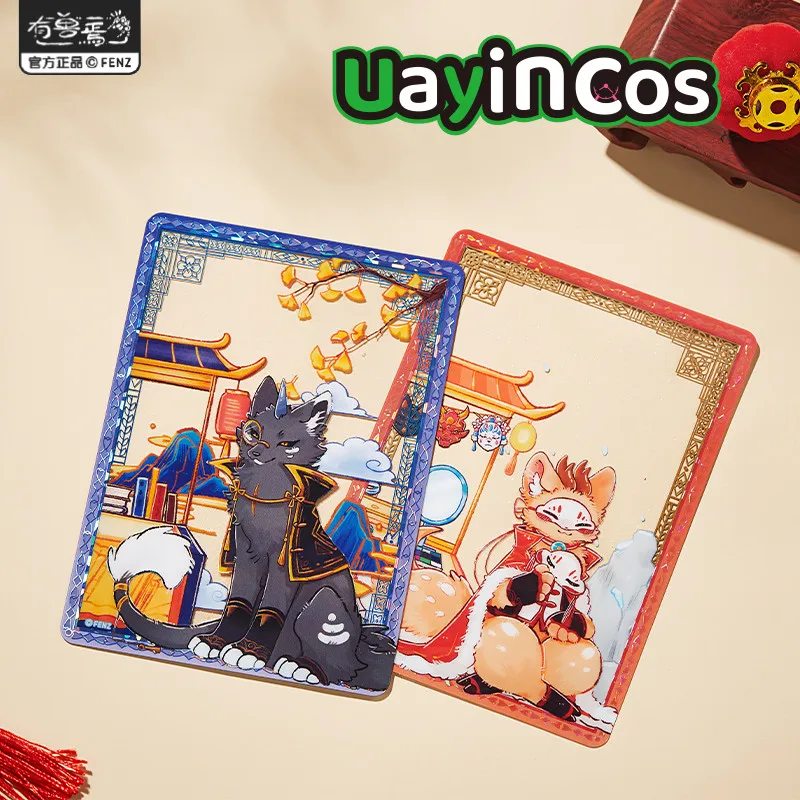 

В наличии оригинальные сказочные звери, прозрачная карта из ПЭТ, 2026, новогодняя коллекция фотографий, украшение для карт, аниме-игра, игрушки, подарки для детей