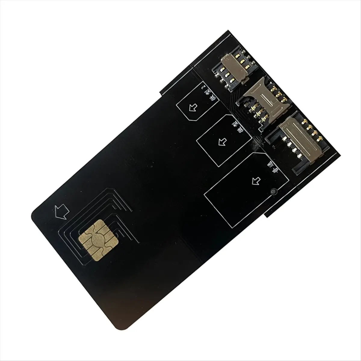 محول بطاقة SIM إلى تمديد بطاقة IC للبطاقة الذكية لبطاقة Micro-SIM القياسية ومحول بطاقة Sim Nano #5