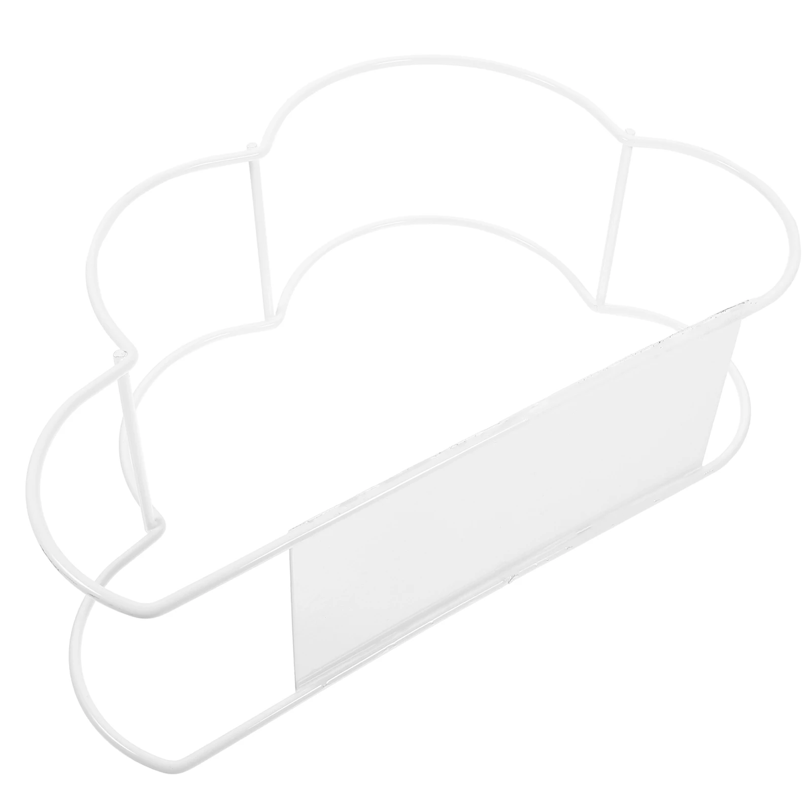 

Cloud Shelf Magazine Bookshelves Iron Wire Newspaper Stand Storage Home Office Decor Organizer Magazines Books Files