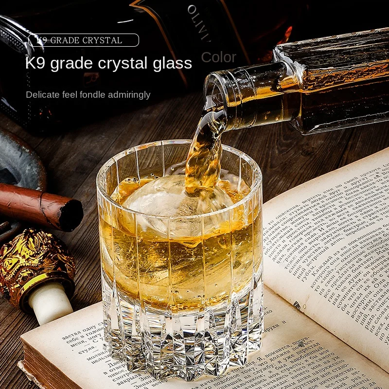 Astral K9 Crystal Cup Edo Kiriko high-end Western wine Glass Whiskey Glass Handmade  Lead-free luxury