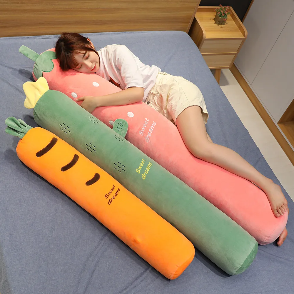 Cute Room Decor Sleeping Pillows Kawaii Decorative Sofa Cushions Throw Pillow Plush Toy Long Sleeping Clamp Legs Backrest