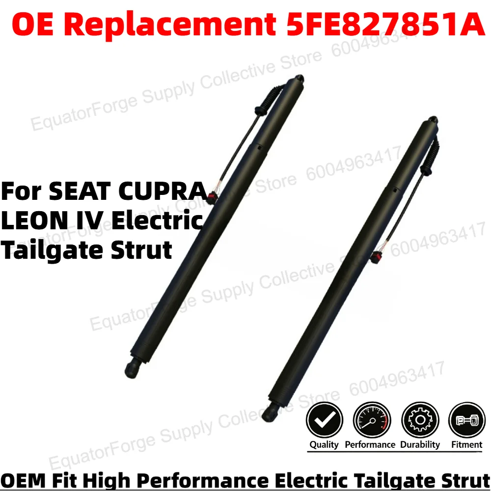 

Premium Long Lasting Wear Resistant Rear Tailgate Lift Strut, Exact Fit OE Replacement For SEAT CUPRA LEON IV 5FE827851A