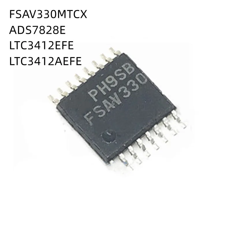 10Pcs/Lot FSAV330 FSAV330MTCX ADS7828E 7828E ADS7828EB LTC3412EFE LT3412EFE LTC3412AEFE 3412A TSSOP-16 New Original chip